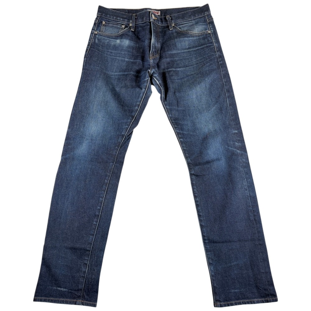 SMN Denim The Hunter Standard Slim Selvedge Jeans Mens 33 Blue Made in USA